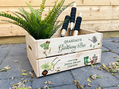 Personalised Gardening Crate