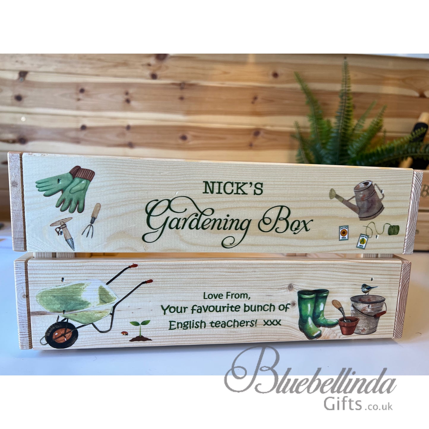 Personalised Gardening Crate