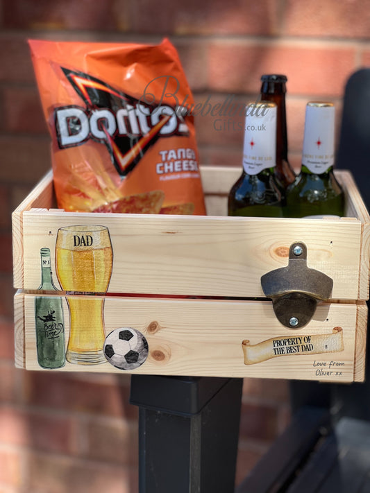 Personalised Bottle Opener Crate