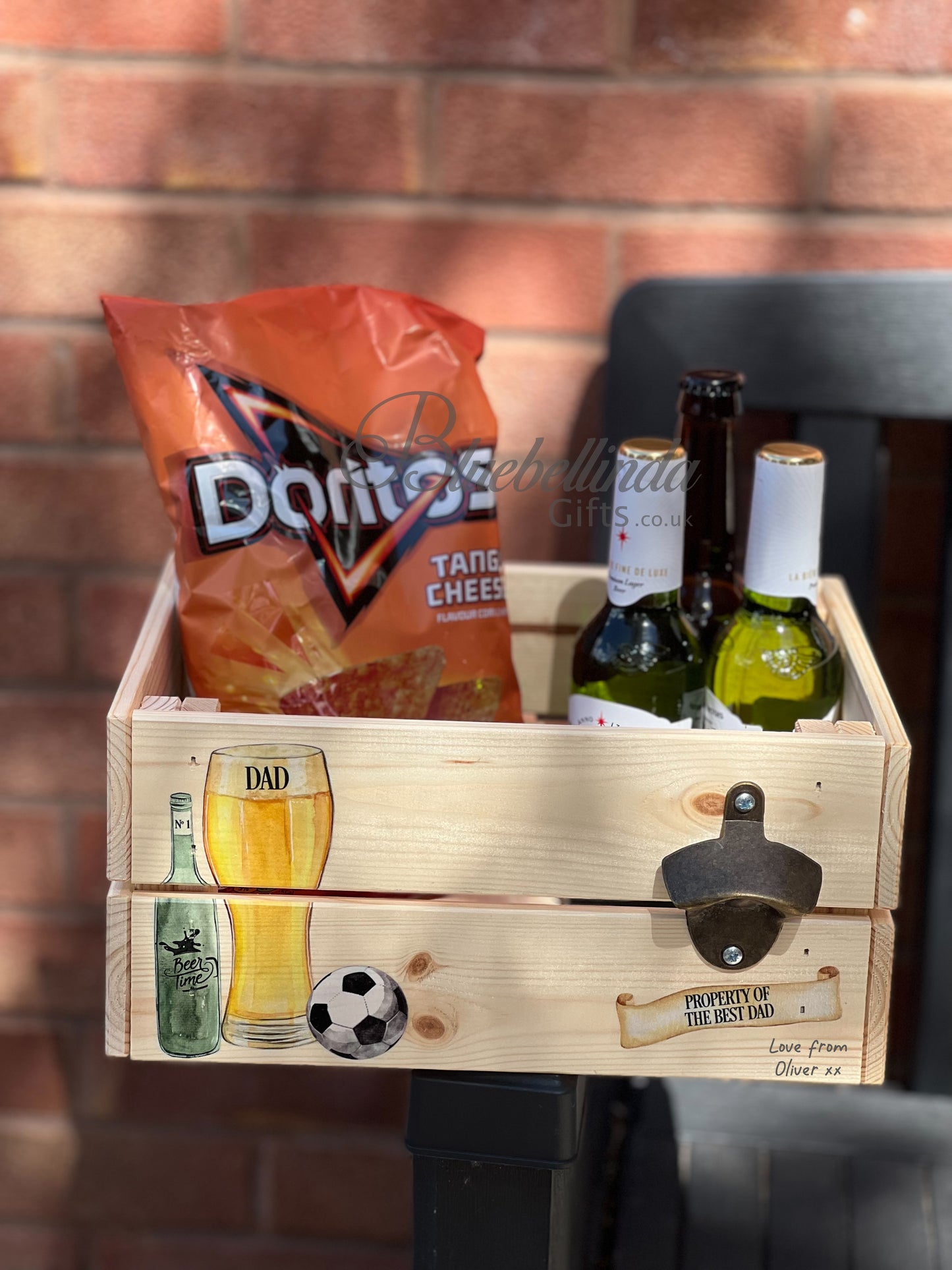 Personalised Bottle Opener Crate