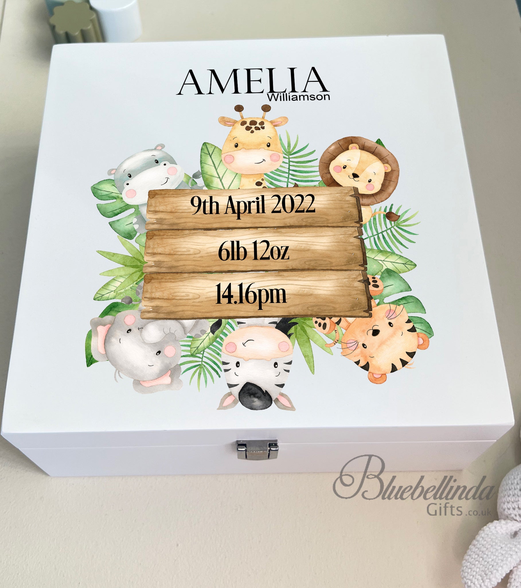 Personalised Woodland Animals 6x4 Photo Album with Sleeves – Sapphire Home