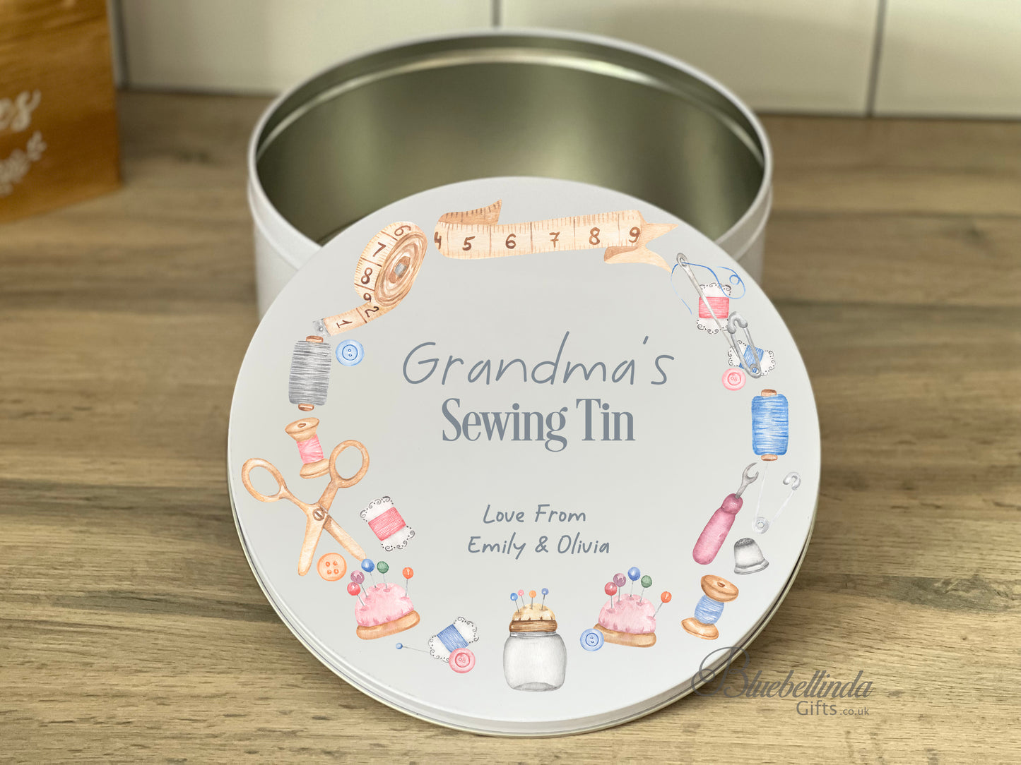 Personalised Sewing Tin