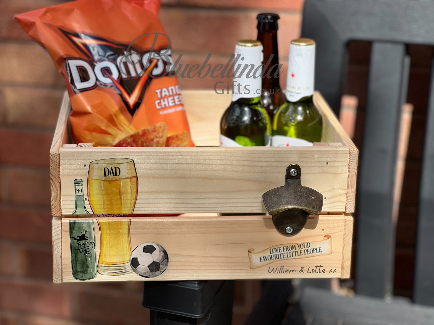 Personalised Crate Bottle Opener