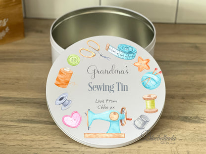 Personalised Sewing Tin