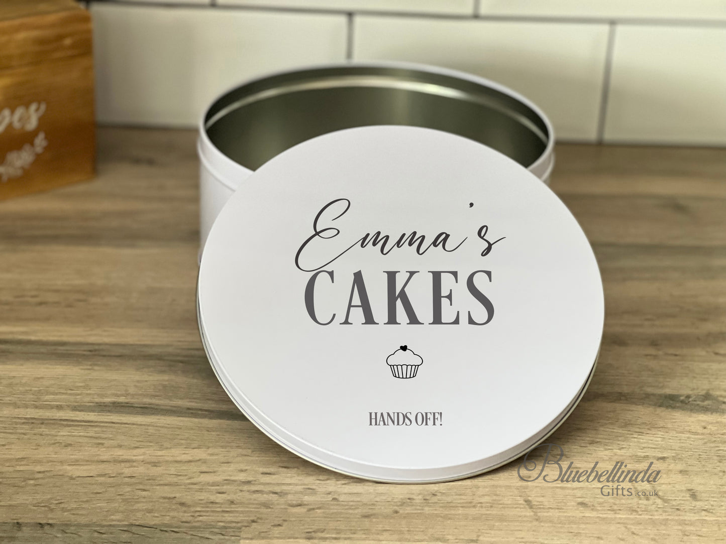 Personalised Elegant Cake Tin