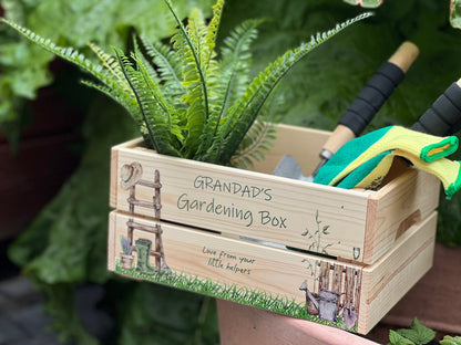 Personalised Gardening Crate Ladder