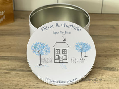 Personalised New Home Tin