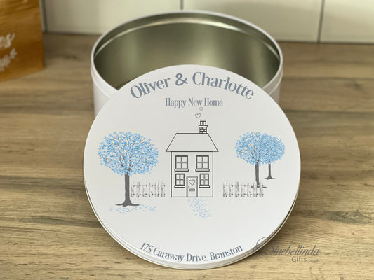 Personalised New Home Tin