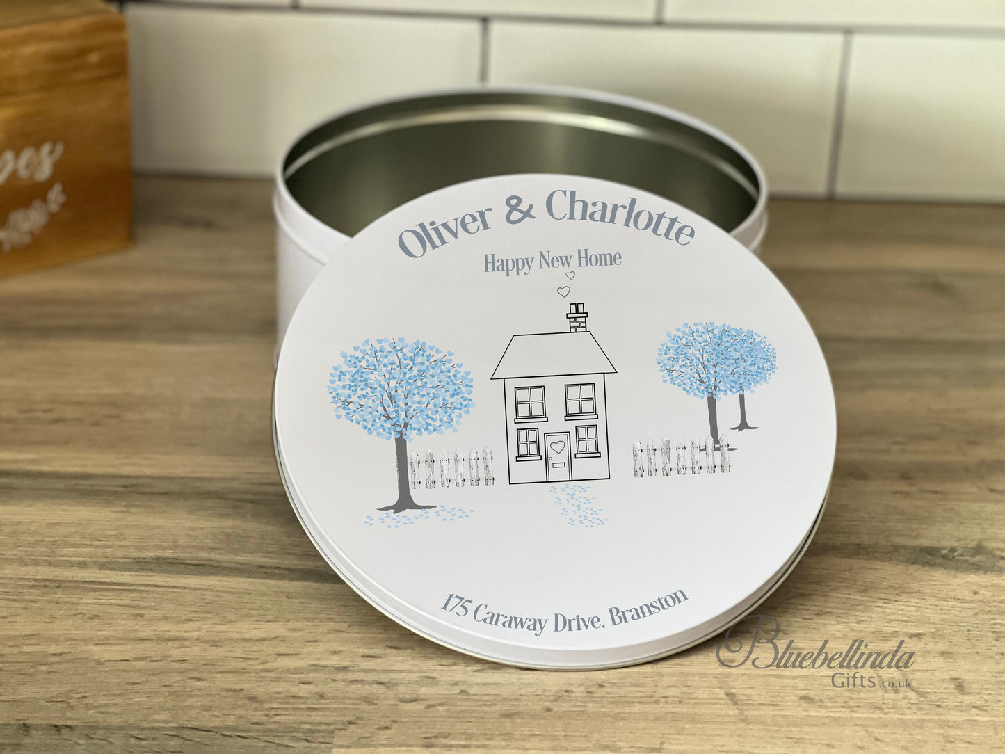 Personalised New Home Tin