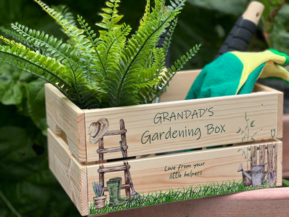 Personalised Gardening Crate Ladder