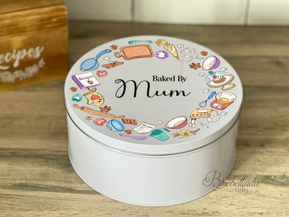 Personalised Baking Wreath Cake Tin