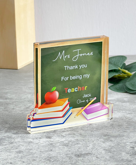 Personalised Chalkboard Teacher Gift