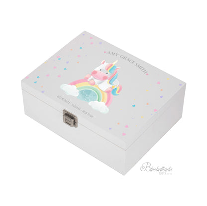 Unicorn Baby Keepsake Box