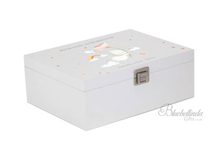 Rabbit Baby Keepsake Box Pink