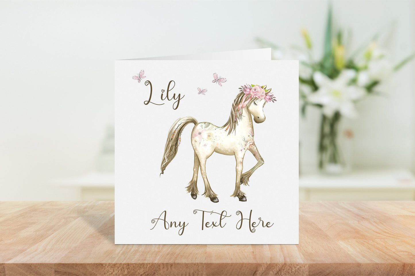 Personalised Horse Pony Card