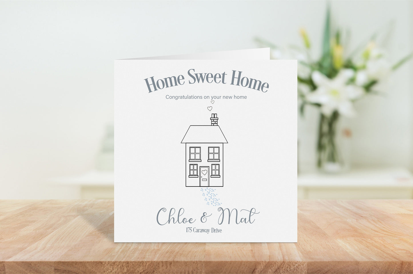 Personalised New Home Card