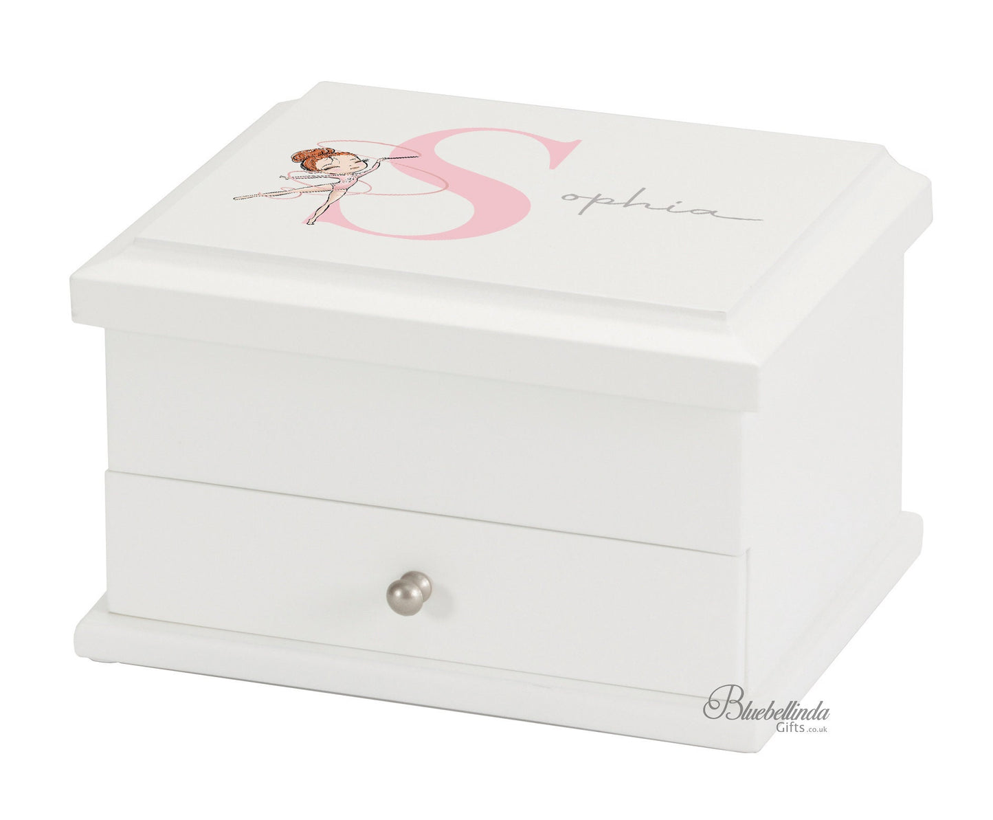 Personalised Gymnastic Jewellery Box