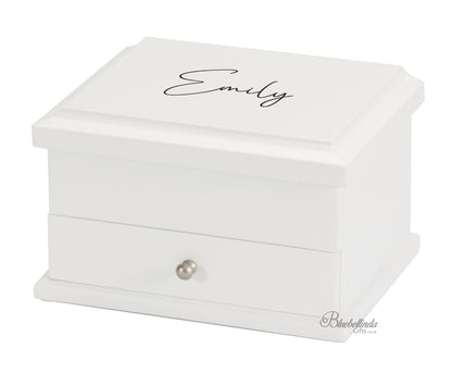 Personalised Simple Elegant Jewellery Box