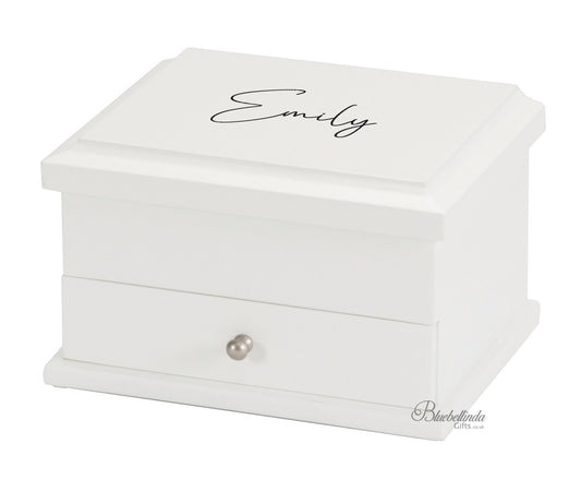 Personalised Simple Elegant Jewellery Box