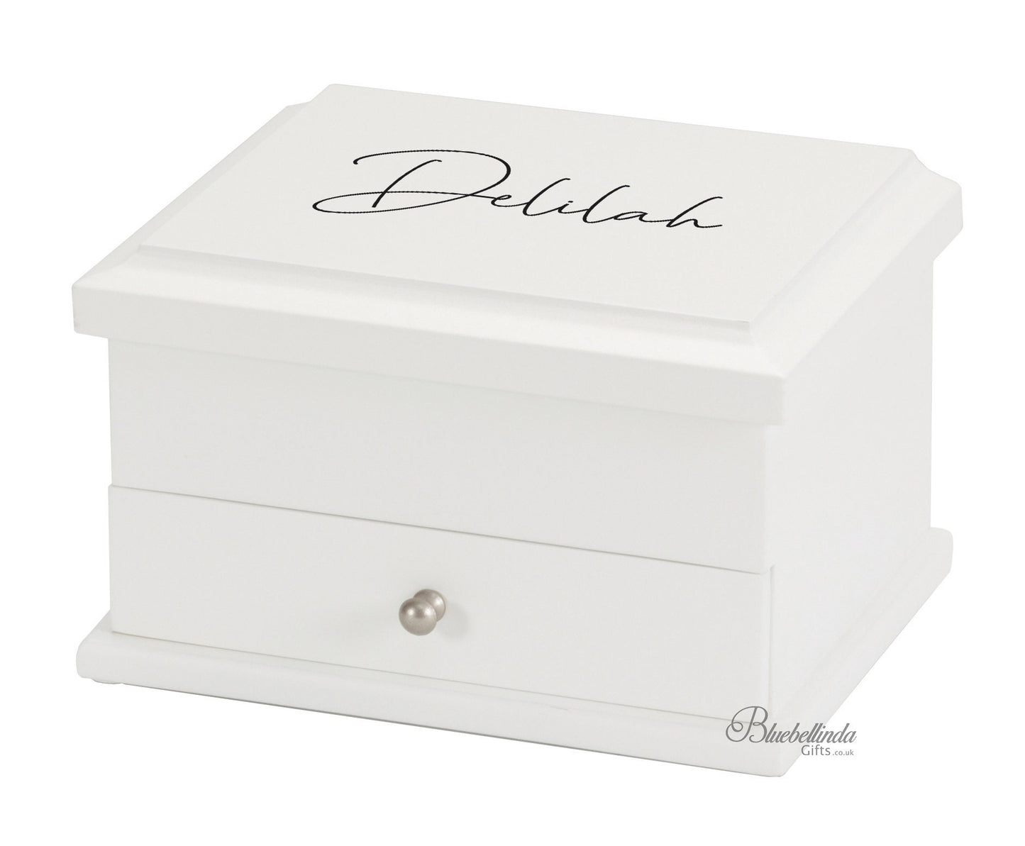 Personalised Simple Elegant Jewellery Box