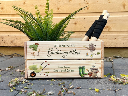 Personalised Gardening Crate