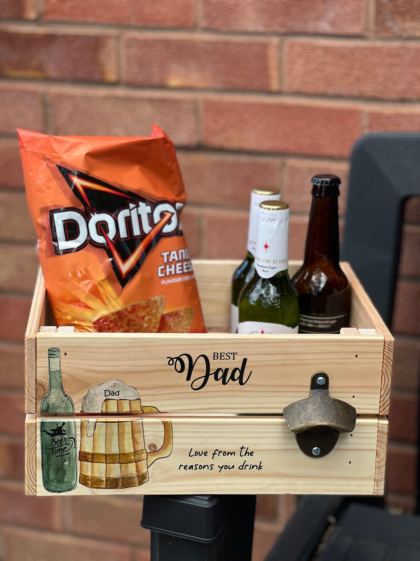 Personalised Bottle Opener Crate