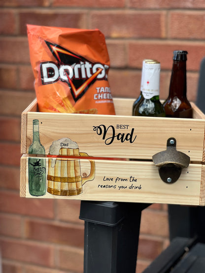 Personalised Bottle Opener Crate