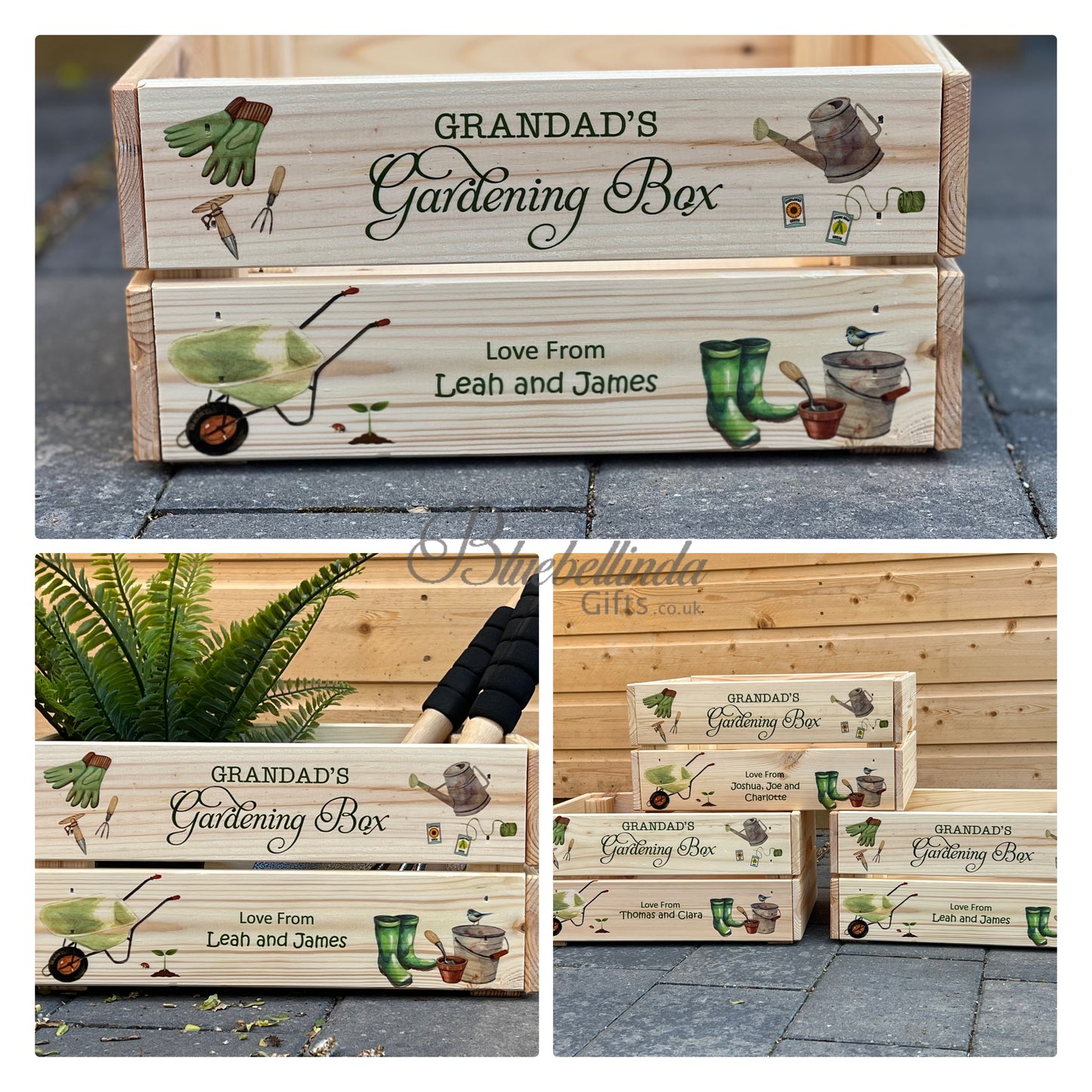 Personalised Gardening Crate