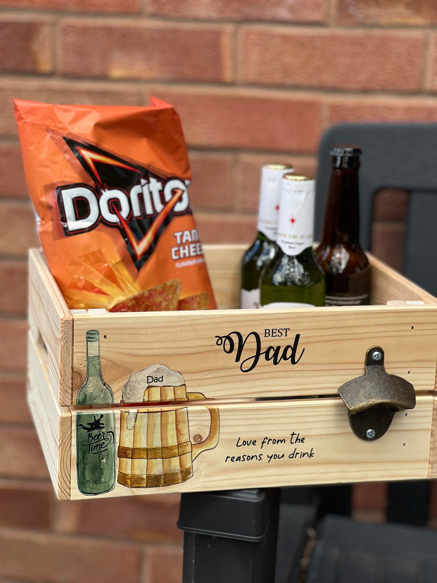 Personalised Bottle Opener Crate