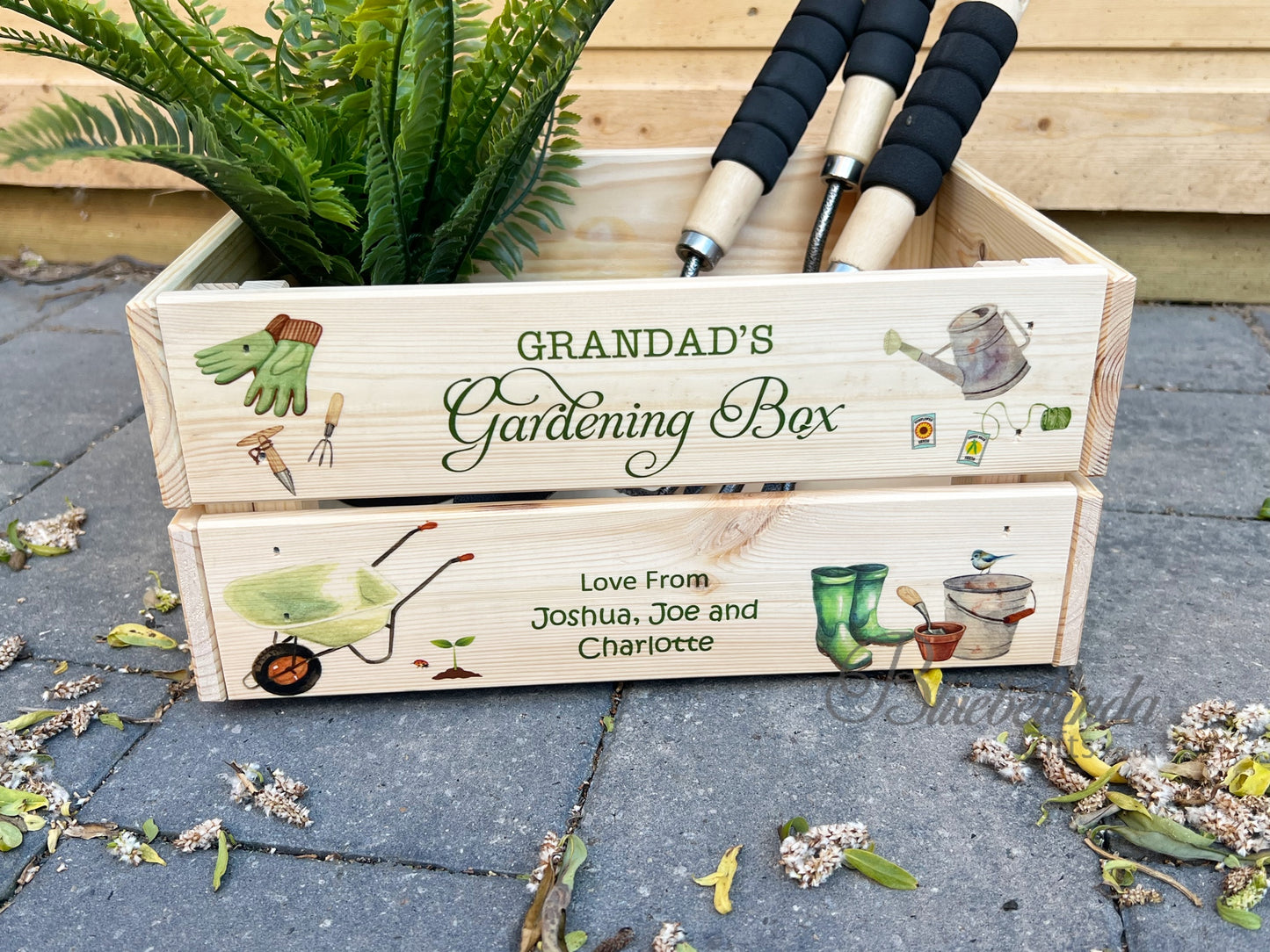 Personalised Gardening Crate