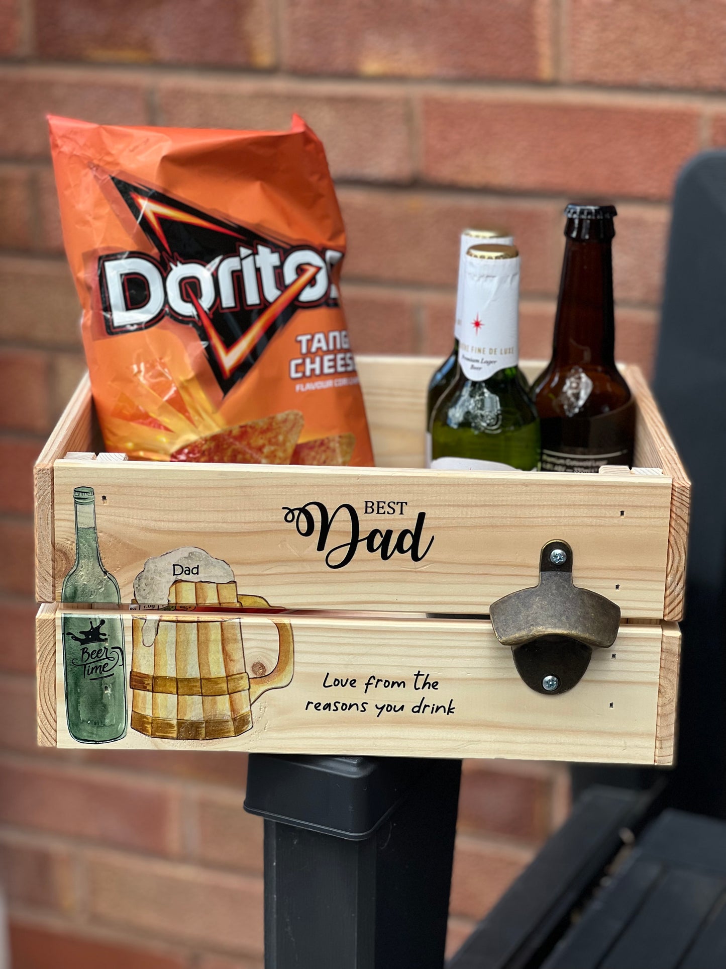 Personalised Bottle Opener Crate