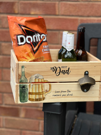 Personalised Bottle Opener Crate