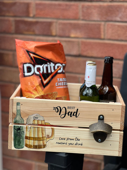 Personalised Bottle Opener Crate