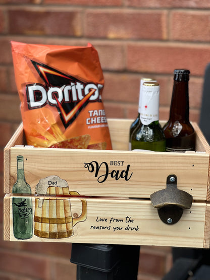 Personalised Bottle Opener Crate