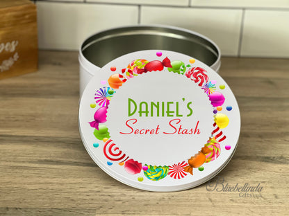 Personalised Sweets Treat Tin