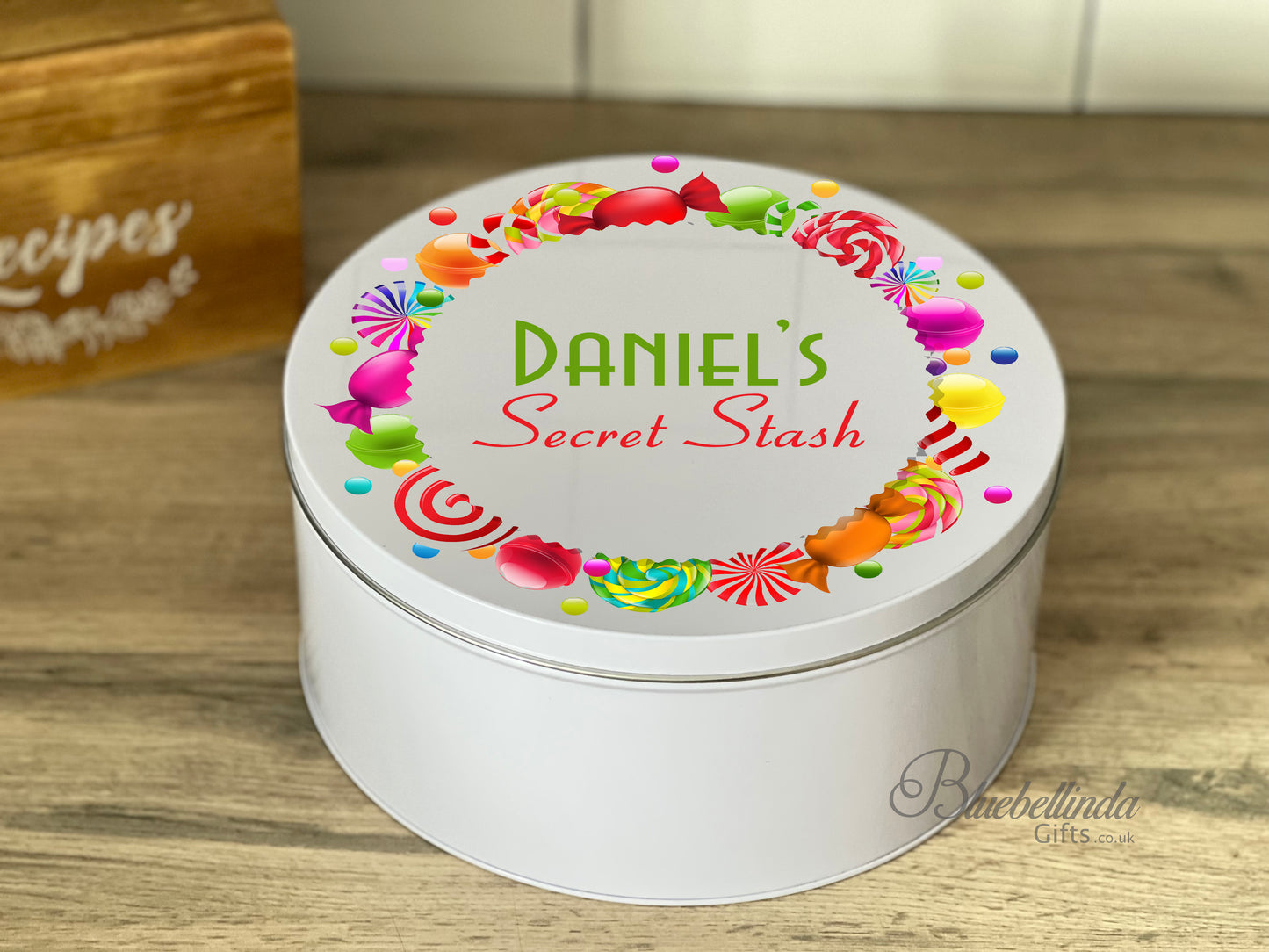 Personalised Sweets Treat Tin