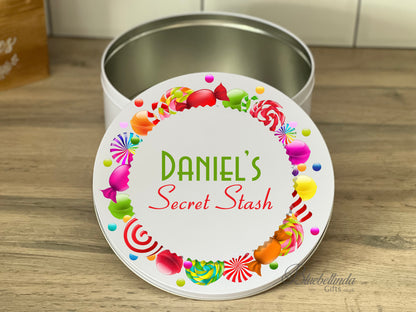 Personalised Sweets Treat Tin